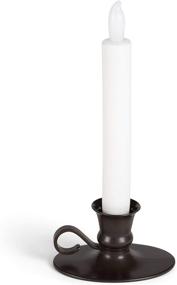 img 2 attached to 🕯️ Flameless LED Taper Candle Set with Timer - Mark Feldstein & Associates (Pack of 2)