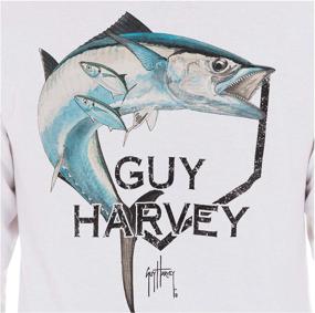 img 2 attached to 🐬 Guy Harvey Dolphin Kingfish T Shirt: Stylish Men's Clothing Celebrating Ocean Majesty
