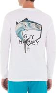 🐬 guy harvey dolphin kingfish t shirt: stylish men's clothing celebrating ocean majesty logo