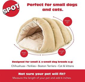 img 3 attached to 🐾 Discover the SPOT Ethical Pets Sleep Zone Cuddle Cave: Attractive, Durable, Comfortable, Washable Bed for Your Beloved Pet