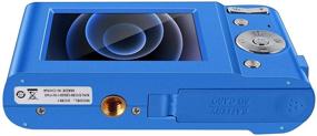 img 2 attached to 📷 IEBRT Digital Camera,1080P Mini Vlogging Video Camera LCD Screen 16X Digital Zoom 36MP Rechargeable Point and Shoot Camera for Compact Portable Kids Teens Gift (2.4 inch Blue)