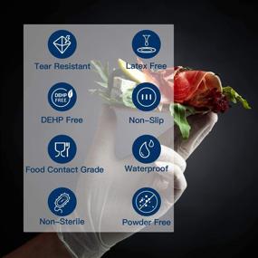 img 3 attached to LANON Disposable Nitrile Textured Fingertips Household Supplies