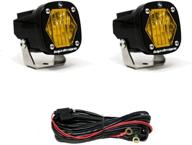 baja designs s1 led pair: wide cornering amber lights for enhanced visibility logo