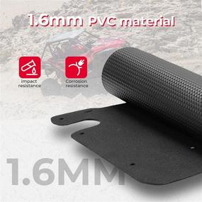 img 2 attached to 🛡️ Защитный кожух от грязи Talon Mud Dust Guard: Kemimoto Накладки на крылья Talon - защитные щитки и брызговики для Talon 1000R 1000X 1000X-4 (2019-2021)