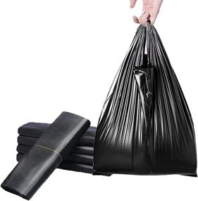 img 4 attached to 🚮 Conveniently Portable: 60 Count Small Trash Bags 4 Gallon with Handle - Ideal for Bathrooms, Cars, Bedrooms, and Offices