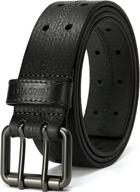 👔 double casual leather belts by chaoren: stylish men's accessories logo