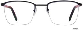 img 3 attached to 👓 ProEyes Attitude 2 Progressive Multifocus Reading Glasses with Anti Blue Light Resin Lens, Square Black Frame, Zero Magnification Upper Lens and +2.00 Power Lower Lens