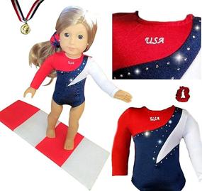 img 1 attached to 🤸 Doll Gymnastics with American Compatibility: Connecting the Lines