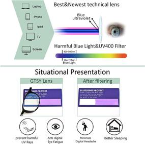 img 3 attached to GTSY Pairs Blocking Reading Glasses Vision Care