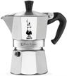 bialetti moka express: authentic stovetop espresso maker for italian coffee - 3 cup (4.3 oz - 130 ml), silver aluminium logo