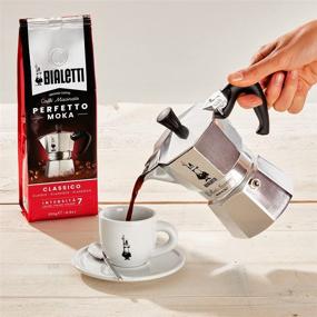 img 3 attached to Bialetti Moka Express: Authentic Stovetop Espresso Maker for Italian Coffee - 3 Cup (4.3 Oz - 130 Ml), Silver Aluminium