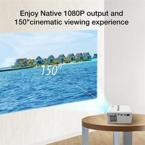 img 3 attached to 📽️ High-Resolution EZCast Beam H3 WiFi Projector: Full HD, 10600 Lumens, USB-C and HDMI Ports, Android/iOS Phone Support, Fire TV Stick/Roku Compatibility, OTA Upgrade