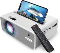 📽️ high-resolution ezcast beam h3 wifi projector: full hd, 10600 lumens, usb-c and hdmi ports, android/ios phone support, fire tv stick/roku compatibility, ota upgrade logo