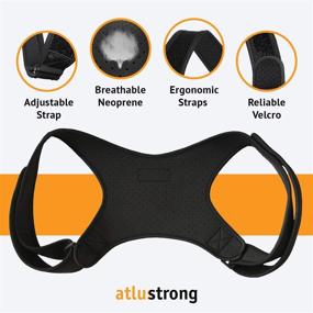 img 3 attached to Back Posture Corrector Atlus Strong