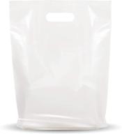 🛍️ plastic shopping bags in white logo