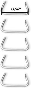 img 1 attached to 🔗 Cascade Tools 1000 Pack of 3/4" Galvanized Hog Rings—Weather Resistant Steel Ideal for Furniture Upholstery, Automotive Upholstery, Meat Casing, Sausage Casings, and Fencing—1000 Value Pack