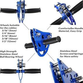 img 1 attached to Enhanced 120ft Backyard Zip Line Kit with Seat, Brake, and Trolley - Up to 250lb (Blue)