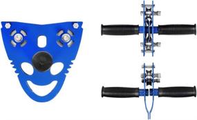 img 3 attached to Enhanced 120ft Backyard Zip Line Kit with Seat, Brake, and Trolley - Up to 250lb (Blue)