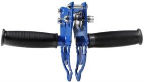 img 2 attached to Enhanced 120ft Backyard Zip Line Kit with Seat, Brake, and Trolley - Up to 250lb (Blue)