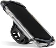 🚲 lezyne smart grip universal bicycle phone mount: secure hold, cnc aluminum frame, fits most smartphones & handlebars logo