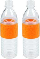 🧴 copco hydra reusable water bottle: 16.9-ounce orange (2 pack) - stay hydrated on the go! logo