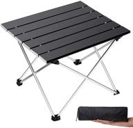 🏕️ portable aluminum camping table with folding beach design - perfect for outdoor activities, picnics, bbqs, cooking, festivals, beach trips, and home use логотип