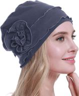 osvyo chemo headwear turban cap for women: stylish cancer beanie in sealed packaging for hair loss logo