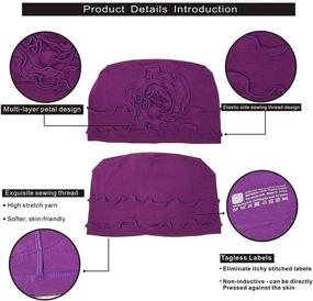 img 2 attached to osvyo Chemo Headwear Turban Cap for Women: Stylish Cancer Beanie in Sealed Packaging for Hair Loss