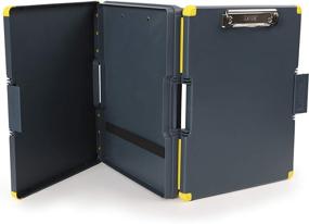 img 1 attached to 📎 Dexas Duo Clipcase - Dual Sided Storage Case and Organizer with Vibrant Yellow Clip and Edges