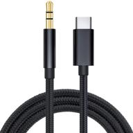 🎧 high-quality usb c to 3.5mm aux cable: ancable 3.3ft male to male stereo audio cord for samsung galaxy, google pixel, oneplus, ipad, and more logo