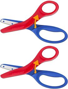 img 1 attached to 🔍 Fiskars 194900-1001 Pre-School Training Scissors: Assorted Colors (2Pack) for Optimal Learning