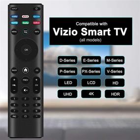 img 2 attached to 📺 XRT140 Universal Remote for Vizio Smart TV - WatchFree, 6 Shortcut Buttons, Compatible with XRT136, D/M/P/V-Series LED TVs