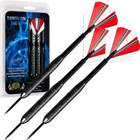 img 1 attached to 🎯 Trademark Games 23 Gram Steel Tip Darts – Tournament Set with Nylon Shafts, Flights, and Carry Case: Ideal for Competitive Play