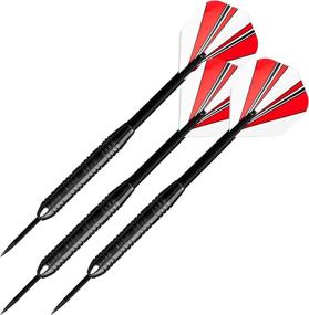 img 4 attached to 🎯 Trademark Games 23 Gram Steel Tip Darts – Tournament Set with Nylon Shafts, Flights, and Carry Case: Ideal for Competitive Play