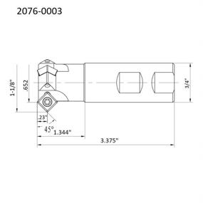 img 3 attached to 🔧 HHIP 2076 0003 2 Chamfering Insert with Optimal Diameter