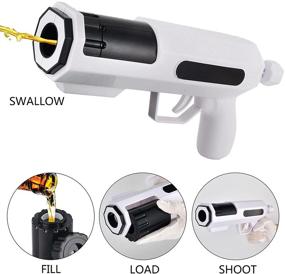 img 3 attached to 🍾 Alcohol Shot Gun: Load, Aim, Shoot, and Drink - Perfect Alcohol Gun Shooter Gifts for Bachelor Parties, Epic Shot Parties - Bubbly Blaster Champagne Gun