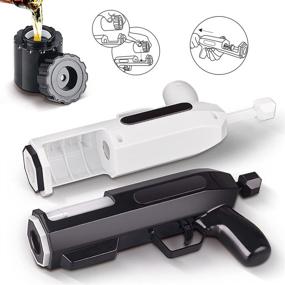 img 1 attached to 🍾 Alcohol Shot Gun: Load, Aim, Shoot, and Drink - Perfect Alcohol Gun Shooter Gifts for Bachelor Parties, Epic Shot Parties - Bubbly Blaster Champagne Gun