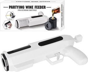 img 4 attached to 🍾 Alcohol Shot Gun: Load, Aim, Shoot, and Drink - Perfect Alcohol Gun Shooter Gifts for Bachelor Parties, Epic Shot Parties - Bubbly Blaster Champagne Gun