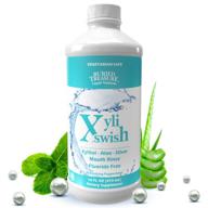 🌿 xyli swish - все натуральное нано-серебро, ксилит и алоэ для полости рта - борьба с неприятным запахом и сухостью во рту - без спирта и фторида - мятный вкус - 16 унций логотип