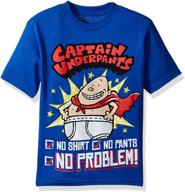 boys' short sleeve t-shirt - captain underpants logo