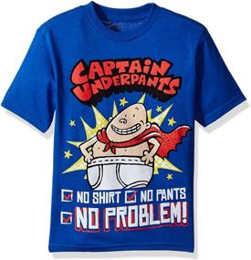 img 1 attached to Boys' Short Sleeve T-Shirt - Captain Underpants