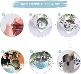 img 1 attached to 🕯️ DIY Candle Making Kit with Heat-Proof Container | Includes 8 Candle Jars, Clips, Spoon, Stickers, Wicks, and Beeswax | Ideal for Kids and Adults