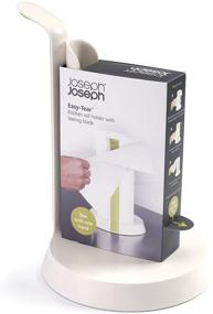 img 2 attached to 🧻 White Joseph Joseph Easy-Tear 85051 Paper Towel Holder