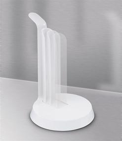 img 3 attached to 🧻 White Joseph Joseph Easy-Tear 85051 Paper Towel Holder