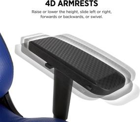 img 1 attached to CORSAIR WW T1 Gaming Chair with Racing-Inspired Design in Black/Blue