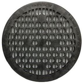 img 2 attached to Secure and Stylish Jackel SFDC24-B 24 in. Black Drainage Cover for Superior Drain Protection