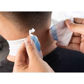 img 3 attached to 💈 Professional Haircutting Essential: Barber Neck Strips - 5 Rolls, 500 Strips for Precise Hair Edge Paper at Salon (2 inch wide)