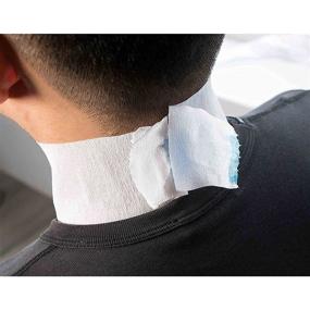 img 2 attached to 💈 Professional Haircutting Essential: Barber Neck Strips - 5 Rolls, 500 Strips for Precise Hair Edge Paper at Salon (2 inch wide)