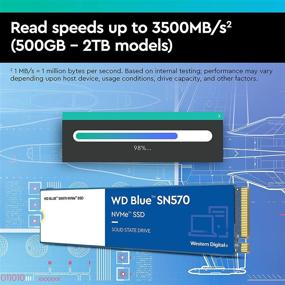 img 2 attached to Western Digital 1TB NVMe SSD: Gen3 x4 🔒 PCIe, Up to 3,500 MB/s, M.2 2280 - WDS100T3B0C