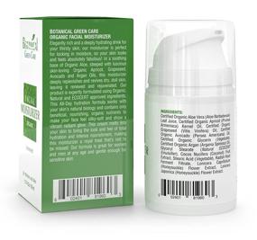 img 2 attached to 🌿 Organic Facial Moisturizer: 100% Natural Cream for Sensitive, Dry, and Normal Skin - Anti-Aging, Anti-Wrinkle Solution for Women and Men. Upgraded 2018 Formula!